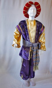 Восточный костюм для мальчика, карнавальный маскарадный костюм напрокат