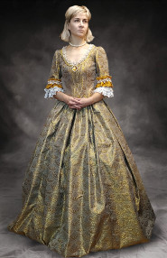 Платье придворной дамы, историческое платье